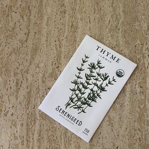 Sereniseed Organic Thyme Seeds